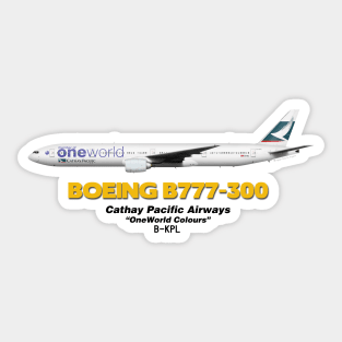 Boeing B777-300 - Cathay Pacific Airways "OneWorld Colours" Sticker